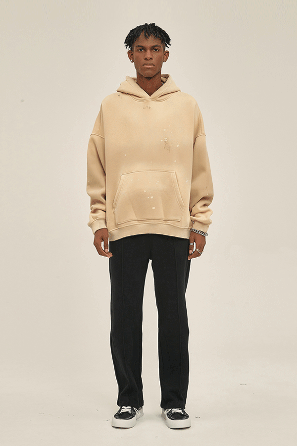 Wholesale | 360g Unisex Spray-Dyed Retro Hoodie