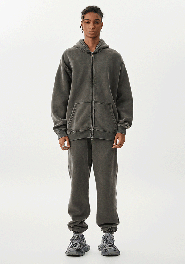 Wholesale | 360g unisex batik fleece hoodie